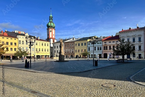 square in the town of Mistek