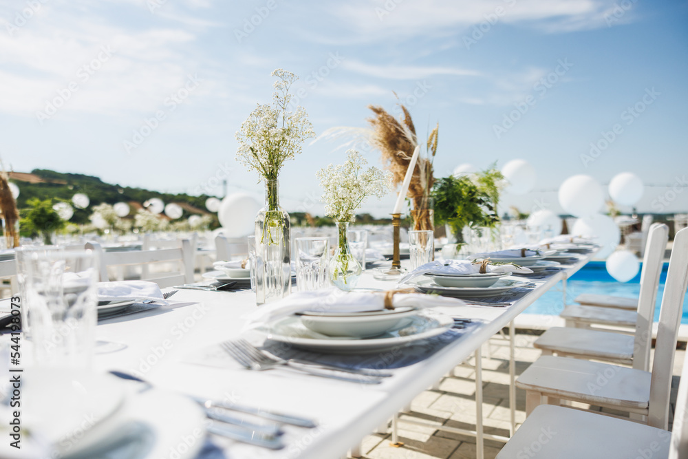 Fototapeta premium Wedding Table Decoration