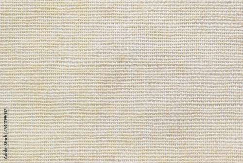 Old beige canvas fabric for background, linen texture background