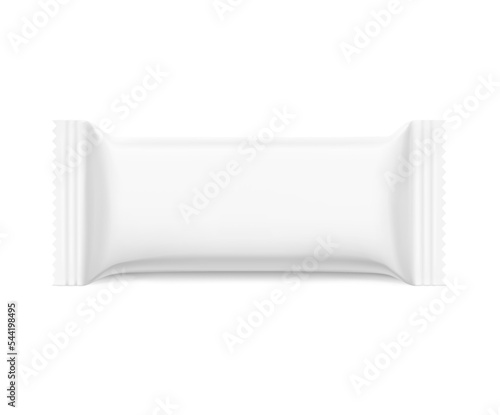 Blank bar packaging mockup. Vector illustration isolated on white background. It can be used in the adv, promo, package, etc. EPS10.