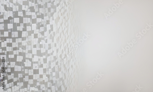 Beautiful White Cubic, Dynamic Abstract Background, Texture and Ilustration