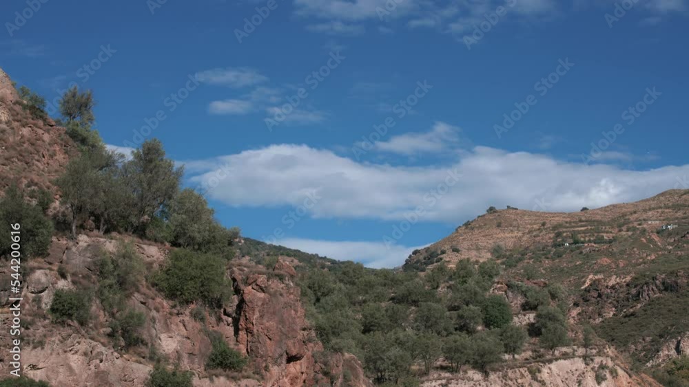 time lapse video of a mountain area with olive trees time lapse video of a mountain area with olive trees