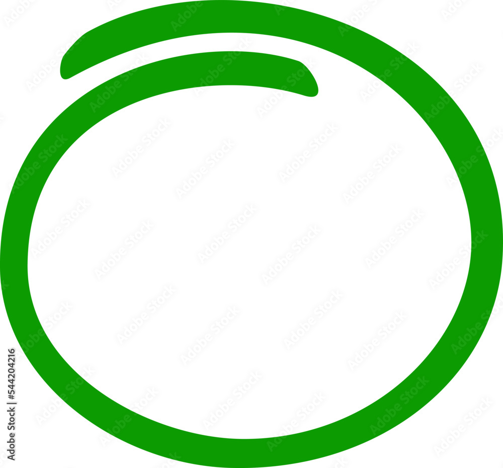 Green circle, pen draw. Highlight hand drawing circle isolated on background. Handwritten green circle. For marking text, numbers, marker pen, pencil, logo and text check, vector illustration Green circle, pen draw. Highlight hand drawing circle isolated on background. Handwritten green circle. For marking text, numbers, marker pen, pencil, logo and text check, vector illustration
