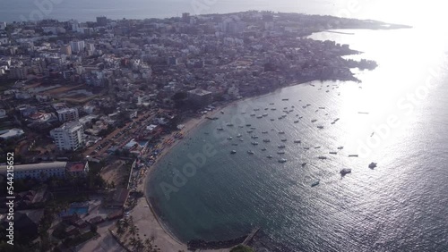 Dakar Sunset 2 - Coucher de Soleil à Dakar - Senegal Afrique- Shot taken with drone