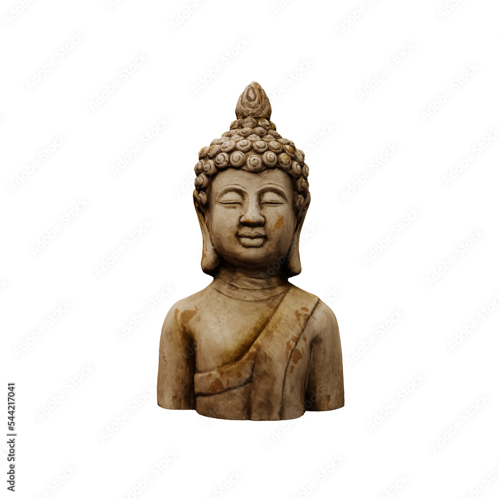 buddha statue isolated