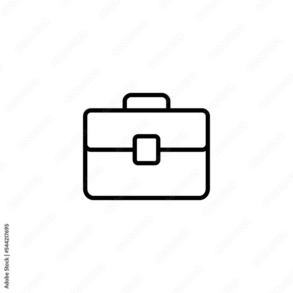 Briefcase icon vector illustration. suitcase sign and symbol. luggage symbol. Briefcase icon vector illustration. suitcase sign and symbol. luggage symbol.