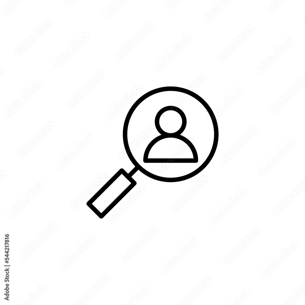 Hiring icon vector illustration. Search job vacancy sign and symbol. Human resources concept. Recruitment Hiring icon vector illustration. Search job vacancy sign and symbol. Human resources concept. Recruitment