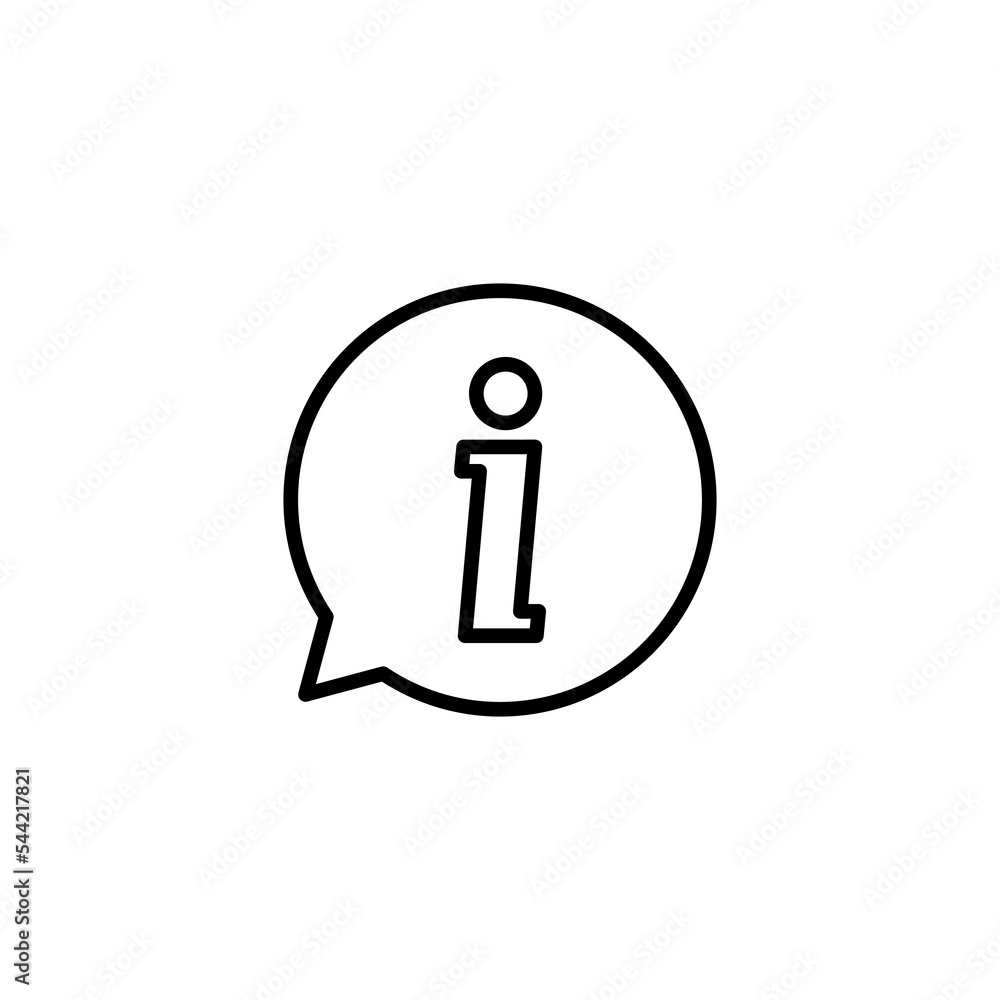Info sign icon vector illustration. about us sign and symbol. Faq icon Info sign icon vector illustration. about us sign and symbol. Faq icon