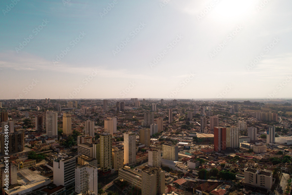A panoramic view of the central region of uberaba	