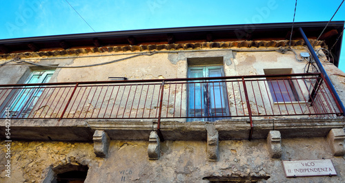 glimpse of the historic center of zungri Calabria Italy photo