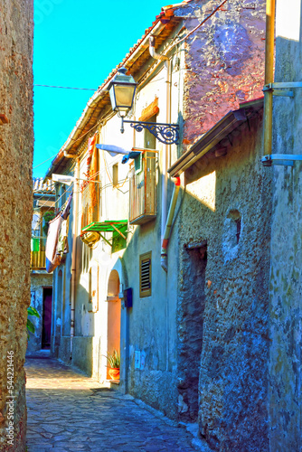 the historic center of zungri Calabria Italy © maudanros