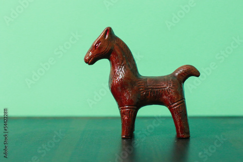 An Artisitc Show-piece of Horse for Home Decoration photo