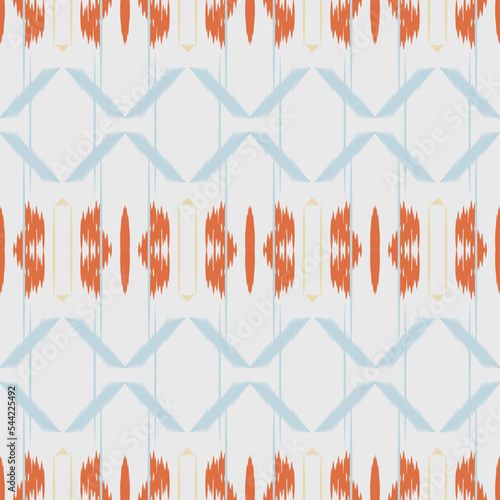 ikat texture batik textile seamless pattern digital vector design for Print saree Kurti Borneo Fabric border brush symbols swatches stylish