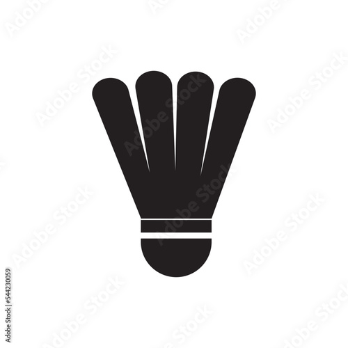 Shuttle cock icon template vector