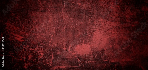 Abstract grunge red background texture, scary red dark background © Mamstock