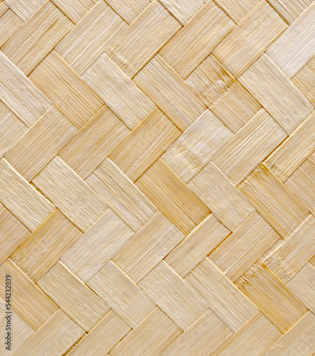 Wicker background. Bamboo weaving texture