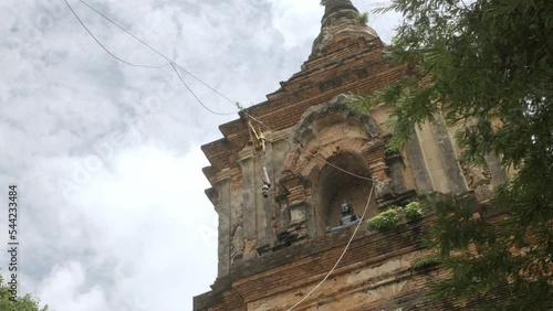 Wat Lok Molee Temple landmark famous place landmark in chiang mai photo