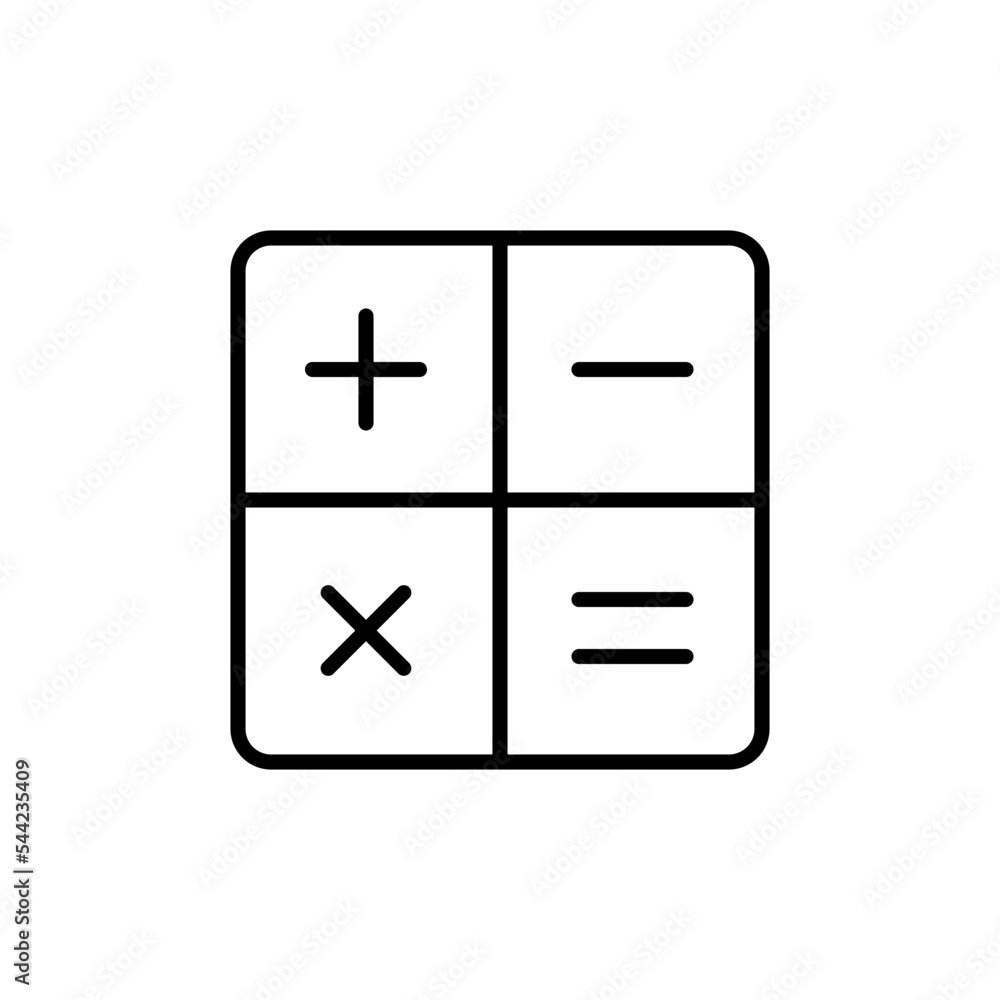 Calculator icon vector design templates Calculator icon vector design templates