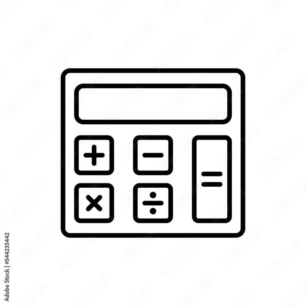 Calculator icon vector design templates Calculator icon vector design templates