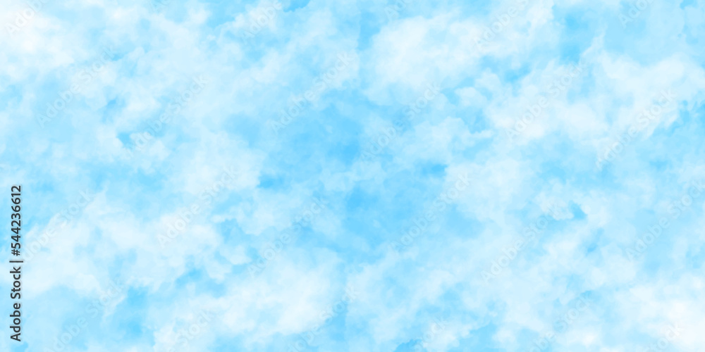 Blue sky with white clouds background. Romantic sky. Abstract nature background of romantic summer blue sky with fluffy clouds. Beautiful puffy clouds in bright blue sky in day sunlight.>< Blue sky with white clouds background. Romantic sky. Abstract nature background of romantic summer blue sky with fluffy clouds. Beautiful puffy clouds in bright blue sky in day sunlight.><