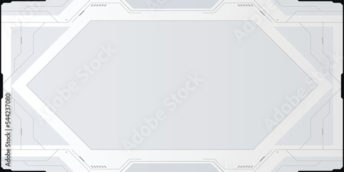Futuristic hud interface screen design
