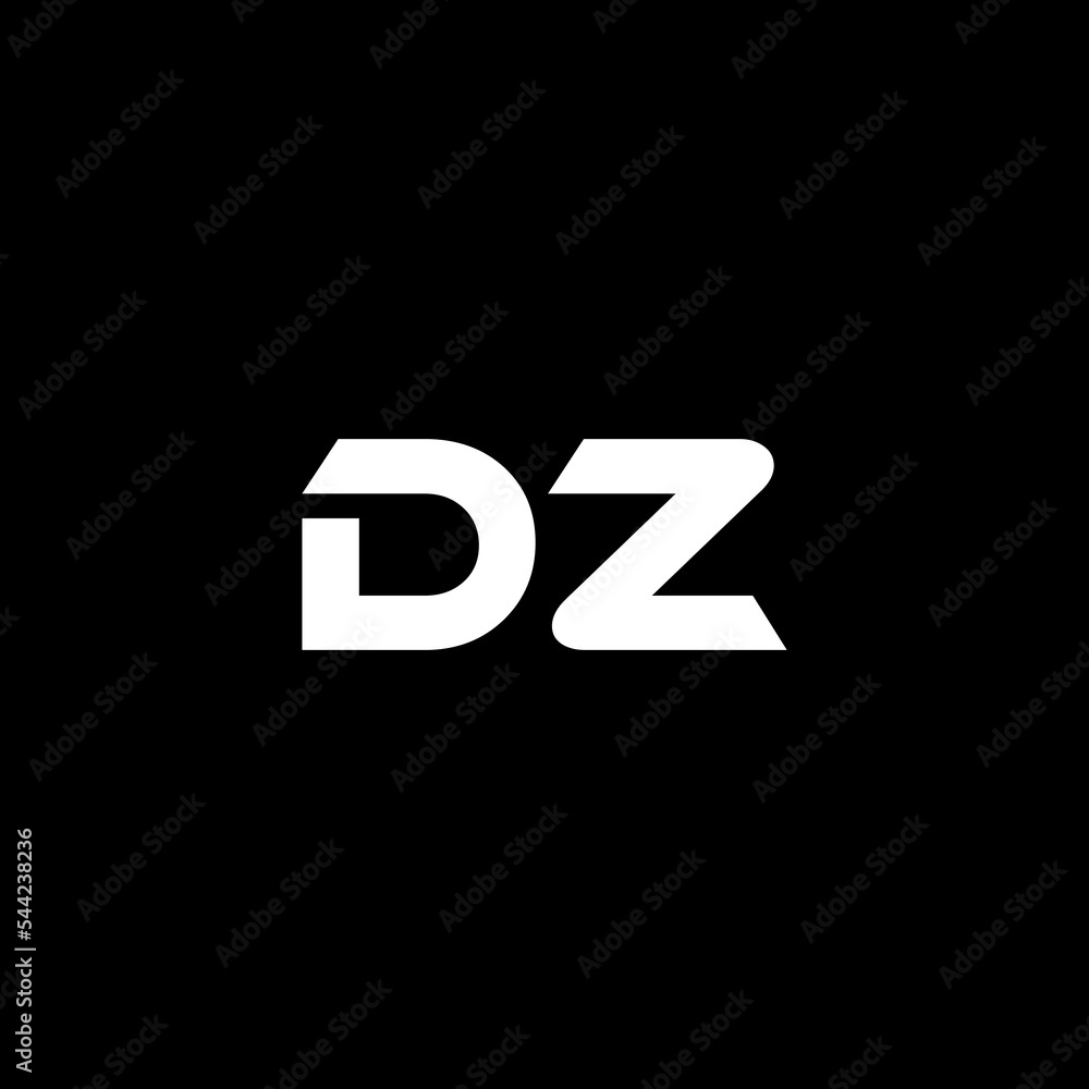 DZ letter logo design with black background in illustrator, vector logo modern alphabet font overlap style. calligraphy designs for logo, Poster, Invitation, etc. DZ letter logo design with black background in illustrator, vector logo modern alphabet font overlap style. calligraphy designs for logo, Poster, Invitation, etc.