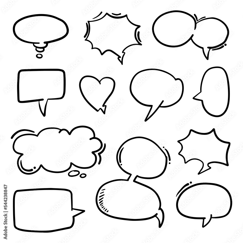 Fototapeta premium Comic bubbles for design purposes