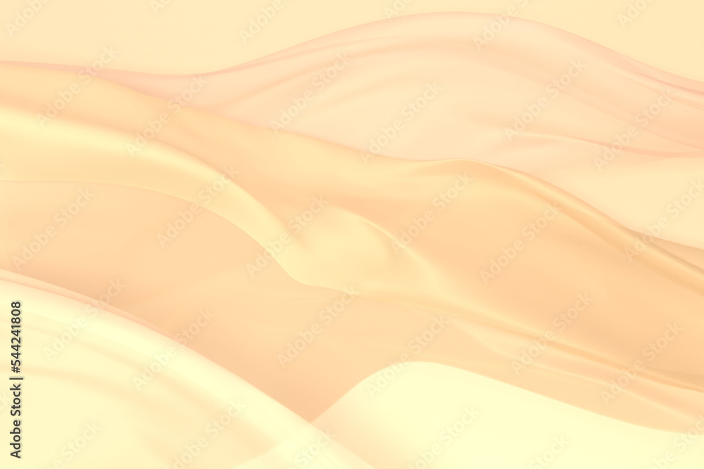 Soft beige creamy cloth 3D art Soft beige creamy cloth 3D art