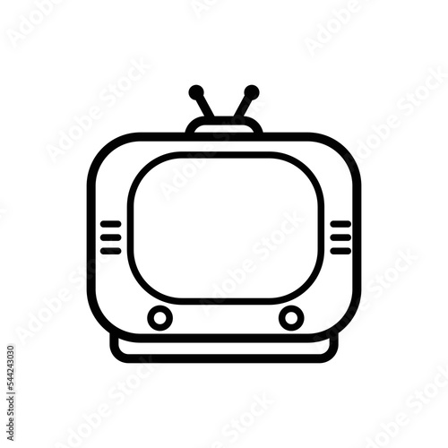 television icon design vector template