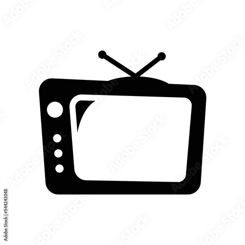 television icon design vector template