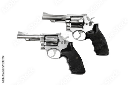 Wallpaper Mural Revolver gun isolated on white background  with clipping path include for design usage purpose. Torontodigital.ca