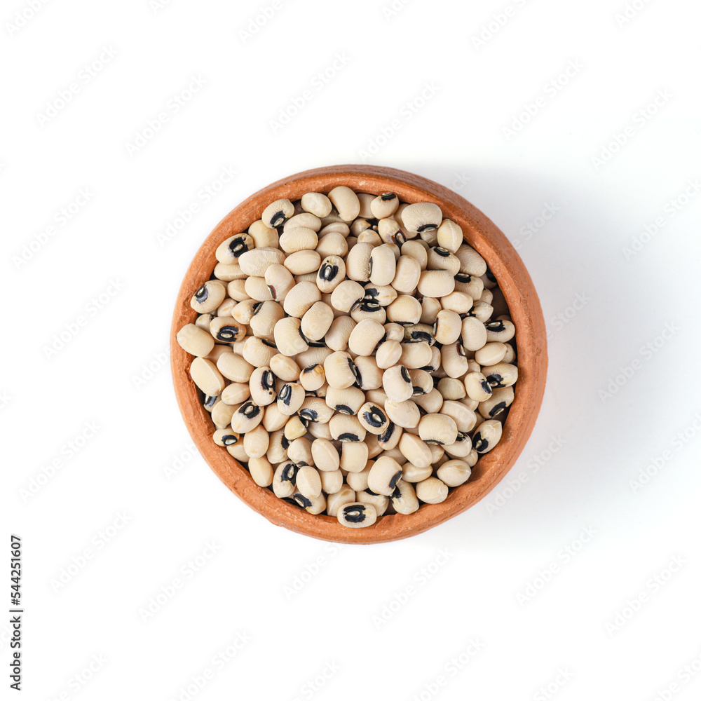 Black Eye Pea (Lobia, Cowpeas). Black Eye Pea in Pottery Black Eye Pea (Lobia, Cowpeas). Black Eye Pea in Pottery