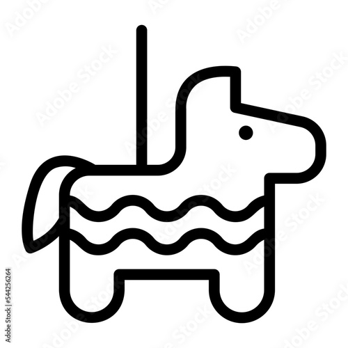 piñata line icon