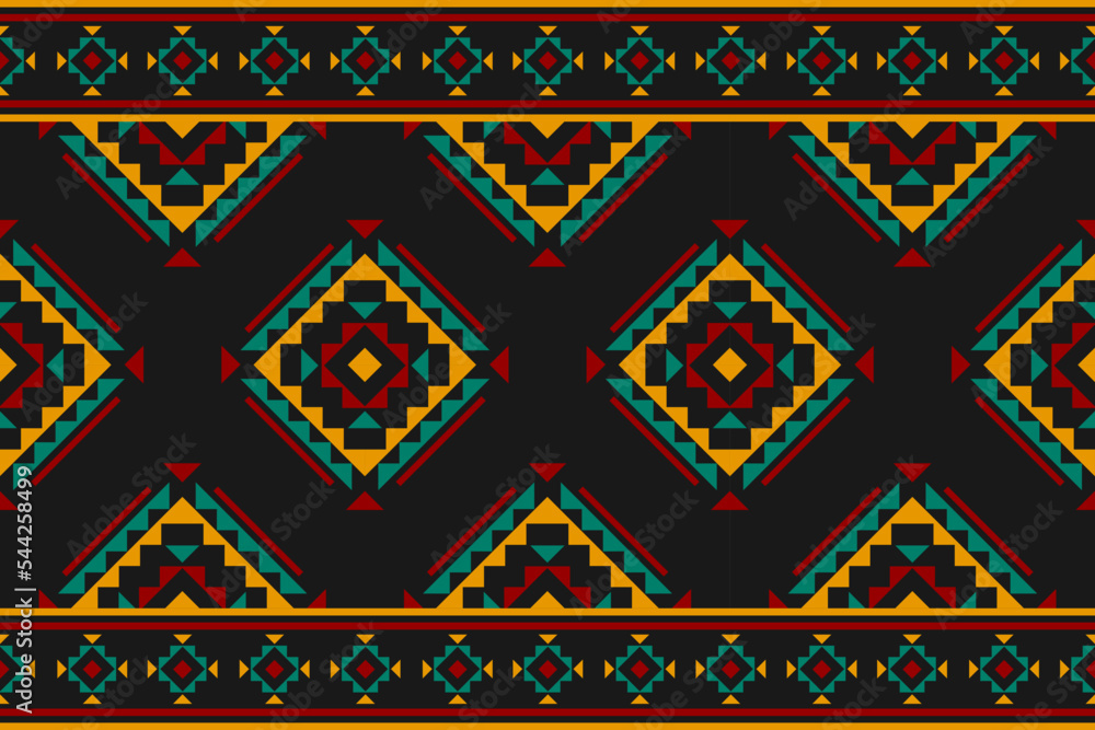 Carpet tribal pattern art. Geometric ethnic seamless pattern traditional. American, Mexican style. Design for background, wallpaper, illustration, fabric, clothing, carpet, textile, batik, embroidery. Carpet tribal pattern art. Geometric ethnic seamless pattern traditional. American, Mexican style. Design for background, wallpaper, illustration, fabric, clothing, carpet, textile, batik, embroidery.