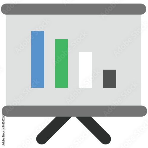 Graph Flat Illustration