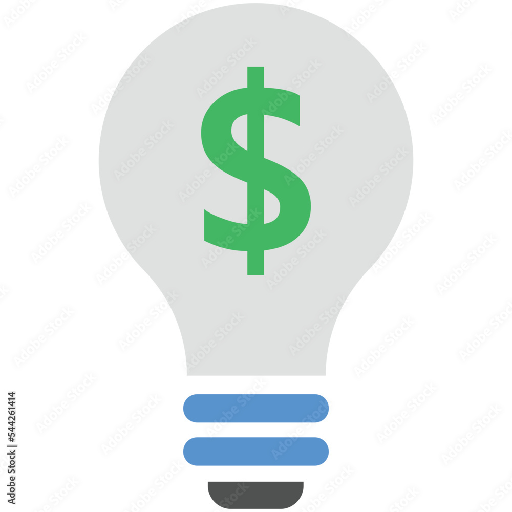 Business Idea Flat Illustration Business Idea Flat Illustration