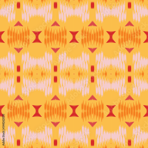 Ethnic ikat frame batik textile seamless pattern digital vector design for Print saree Kurti Borneo Fabric border brush symbols swatches party wear