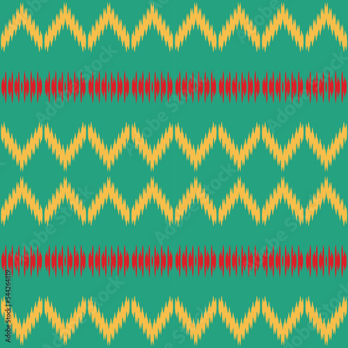 ฺฺBatik Textile ikat Aztec seamless pattern digital vector design for Print saree Kurti Borneo Fabric border brush symbols swatches cotton