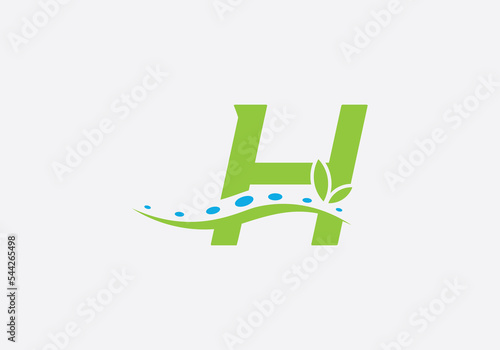 Physical massage therapy and nature spa healthcare logo design with the letters