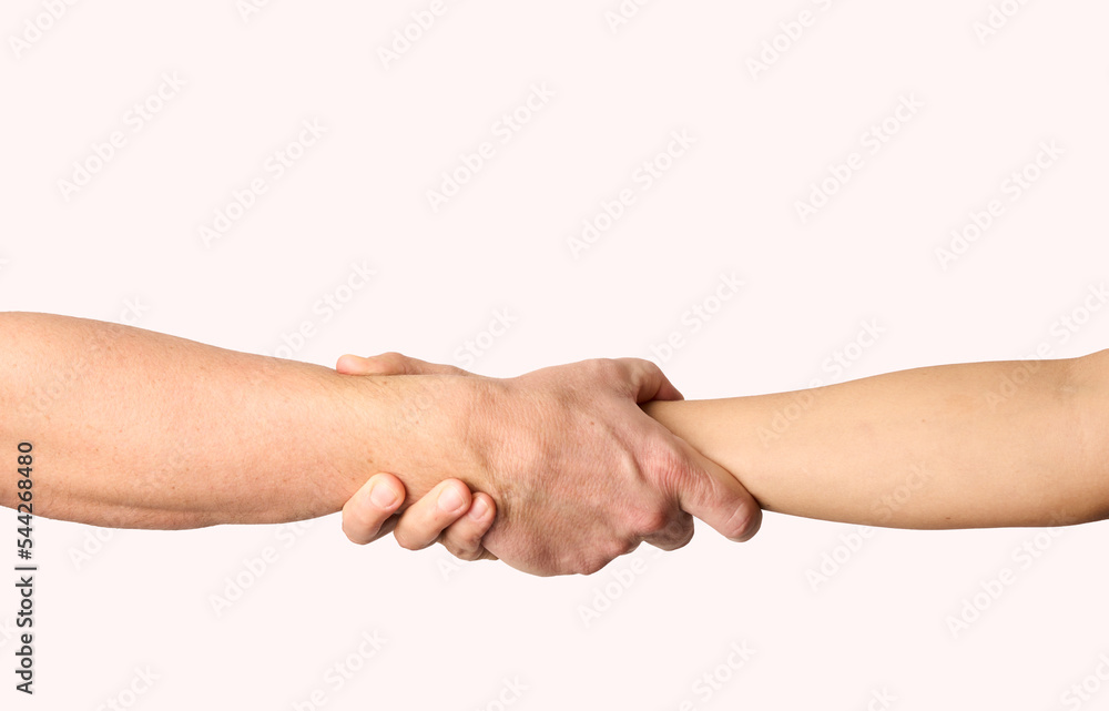 Man and woman hands holding each other, close-up Man and woman hands holding each other, close-up