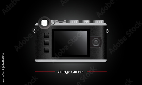 Photos Retro Vintage Camera back side view