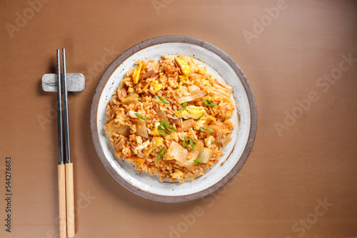 Kimchi Fried Rice or Kimchi Bokkeumbap