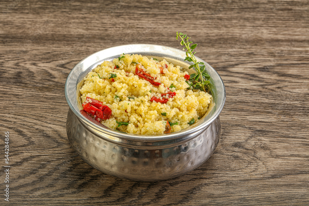Vegetarian uisine - couscous with vegetables Vegetarian uisine - couscous with vegetables