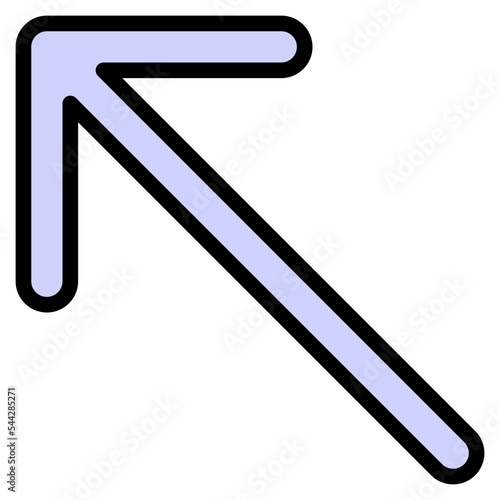 diagonal arrow interface direction pointer selection icon