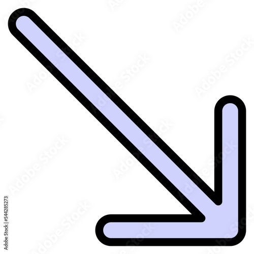 diagonal arrow interface direction pointer selection icon