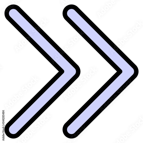 forward arrow interface direction pointer selection icon