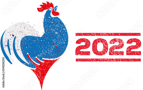 coq gaulois et drapeau français en 2022 photo