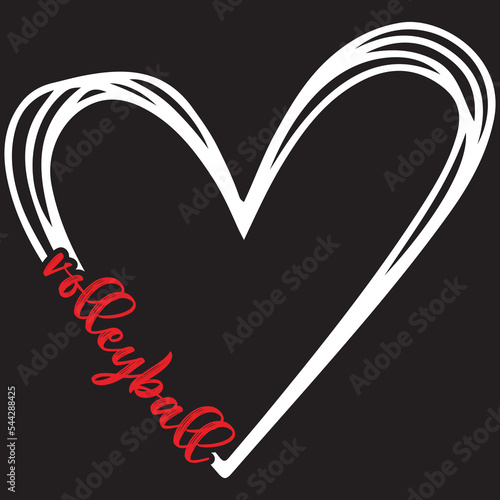 volleyball love design