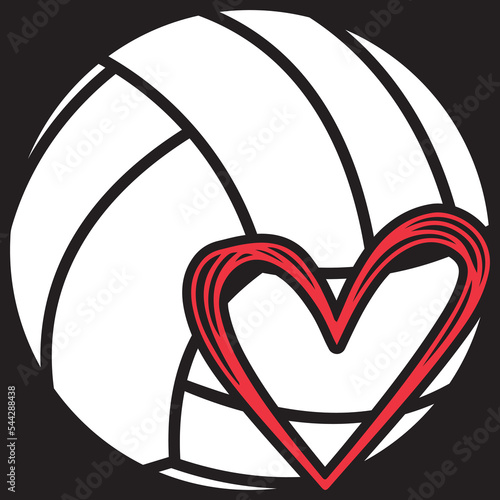 volleyball love design