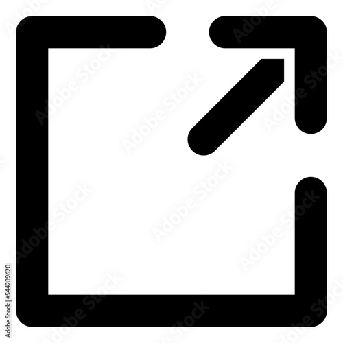 expand arrow interface direction pointer selection icon